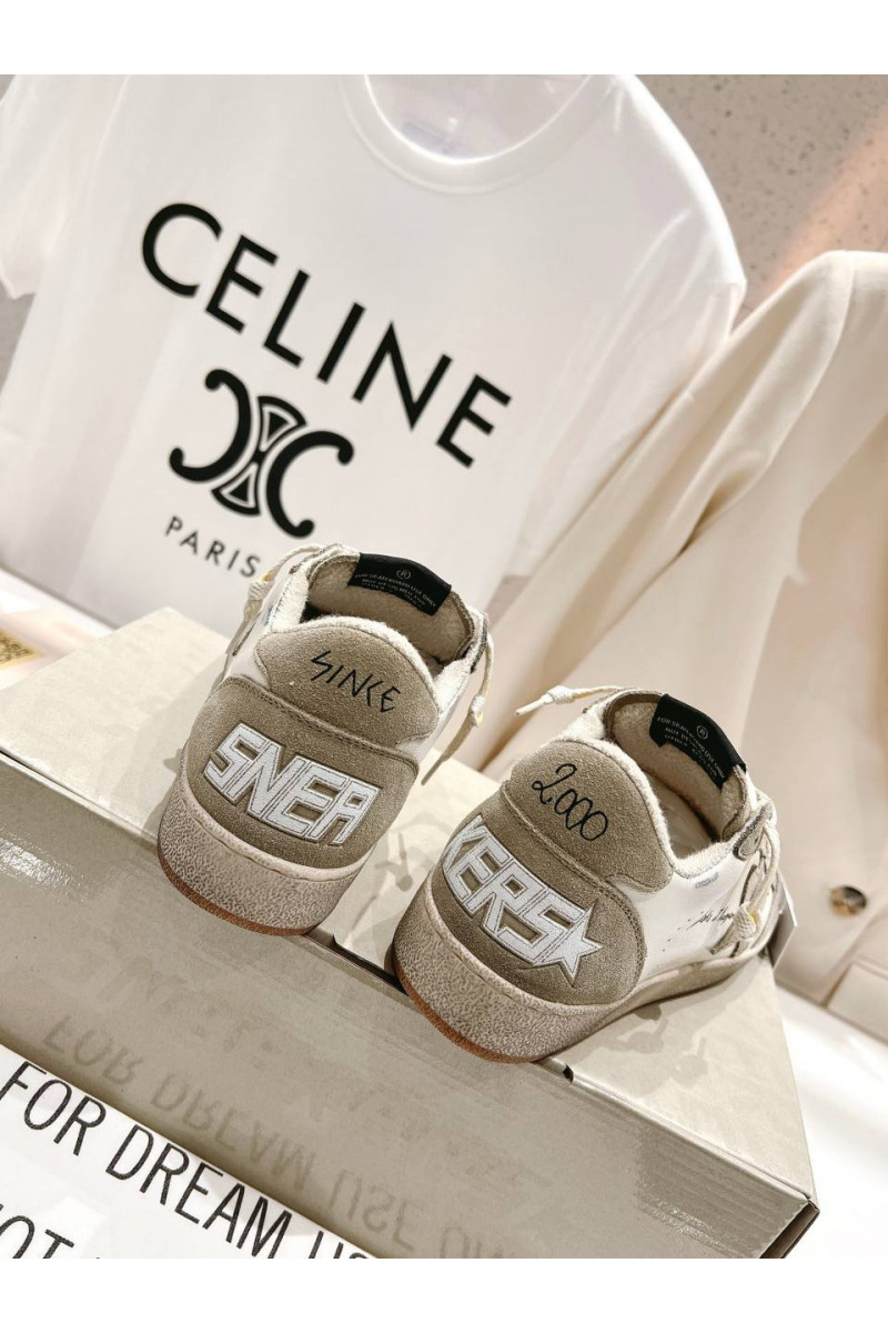 Designer Clothing Женские кожаные кроссовки Golden Goose Ball Star premium
