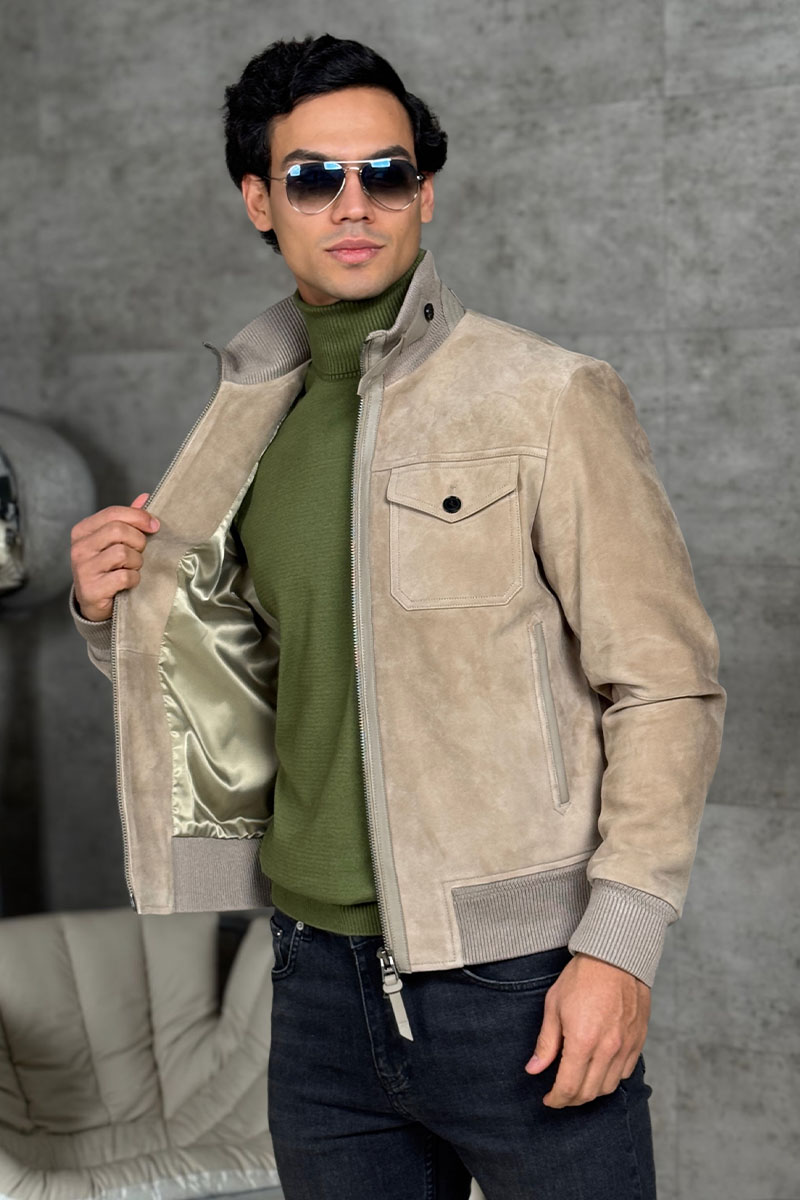 Tom Ford Мужская кожаная куртка premium