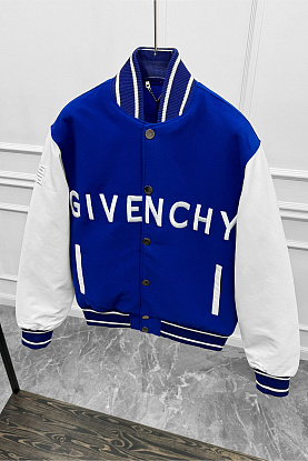 Мужской бомбер Varsity logo-embroidered - Blue / White