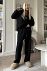Женский трикотажный костюм Premium - Black