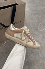 Женские кожаные кроссовки Golden Goose Super Star premium