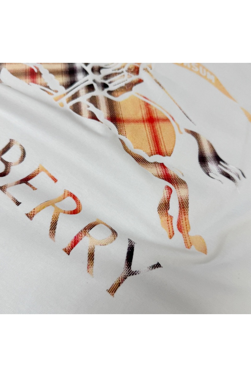 Burberry Мужская белая футболка premium