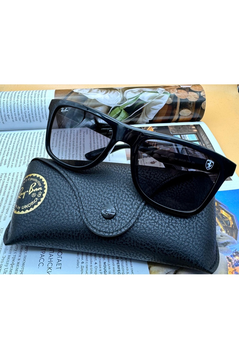 Ray Ban Солнцезащитные очки Scuderia Ferrari - Black