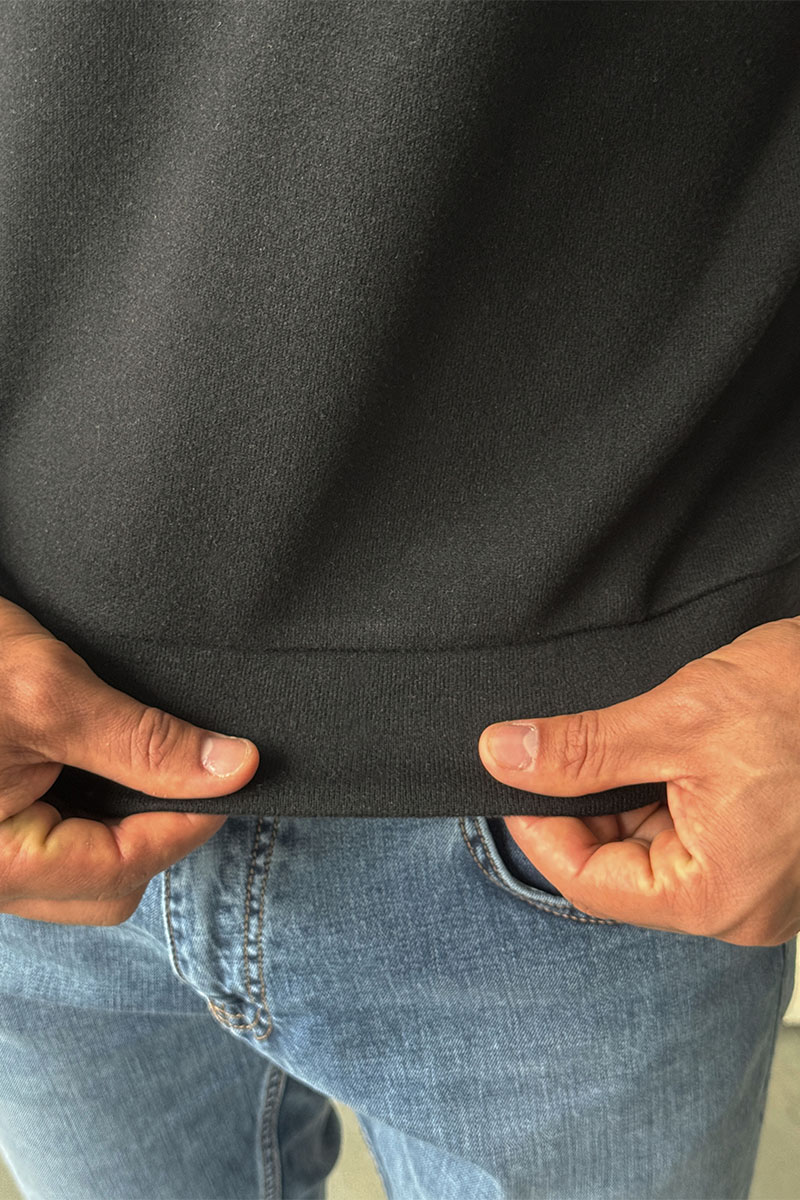 Hermes Мужской свитшот чёрного цвета 