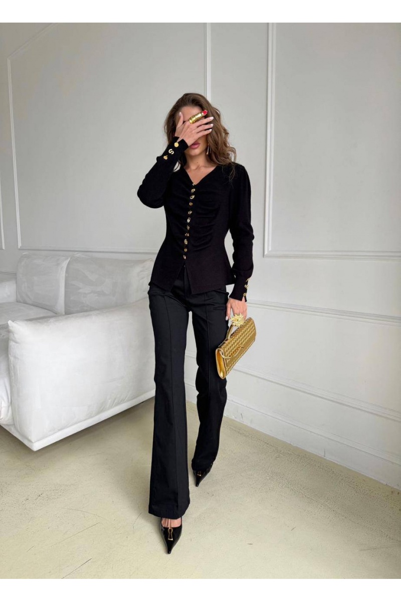 Schiaparelli Женская кофта чёрного цвета Schiaparelli Premium