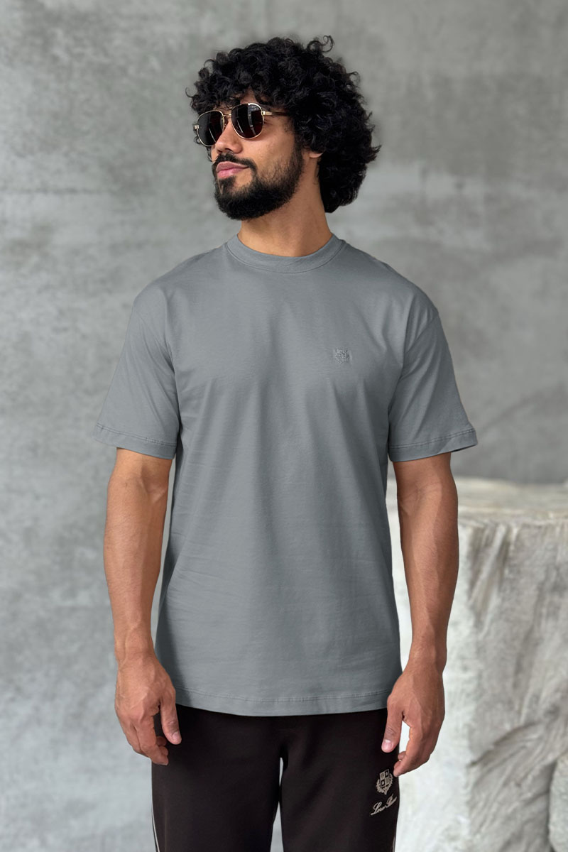 Loro Piana Мужская серая футболка