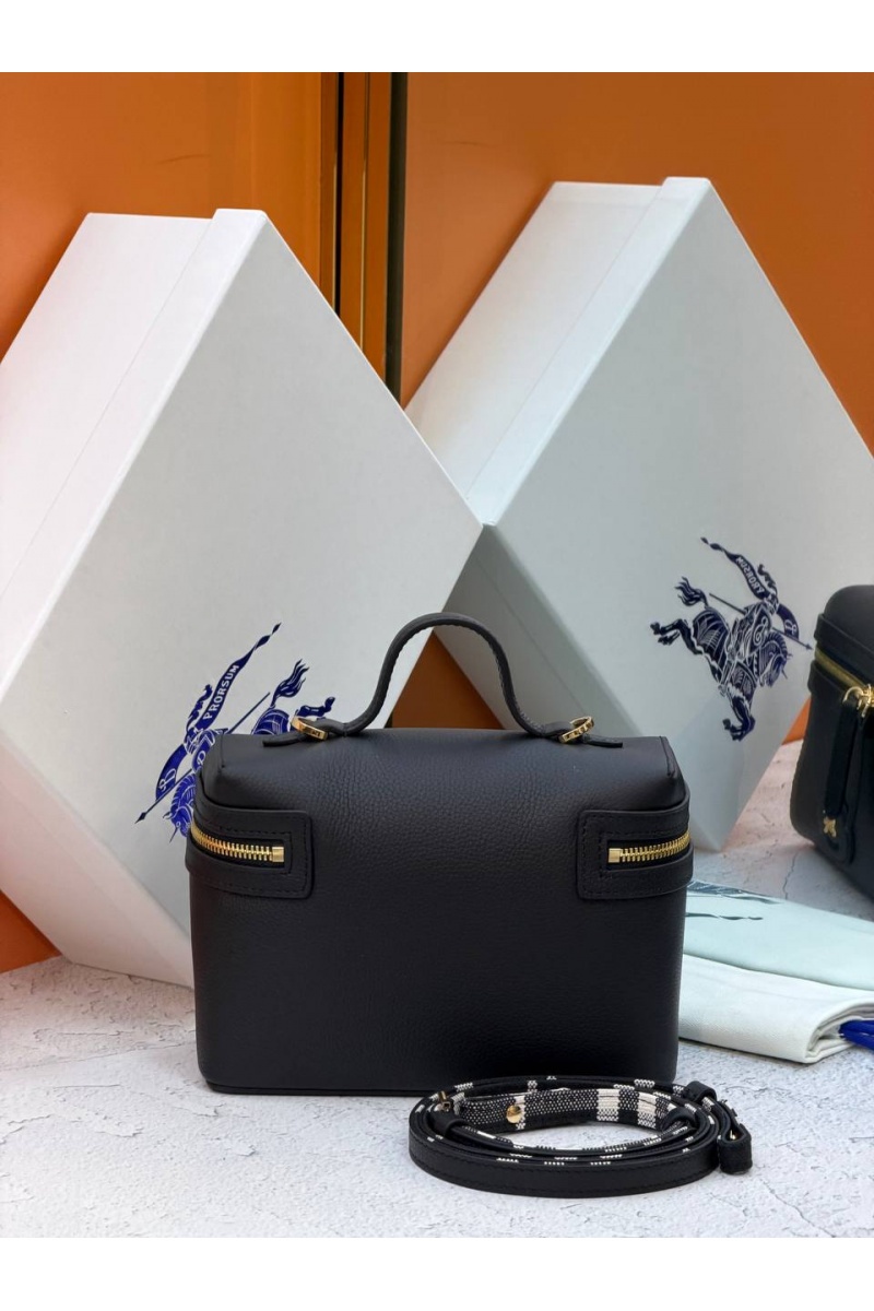 Burberry Кожаная сумка Bloomsbury Vanity premium 19.5x15x8 см