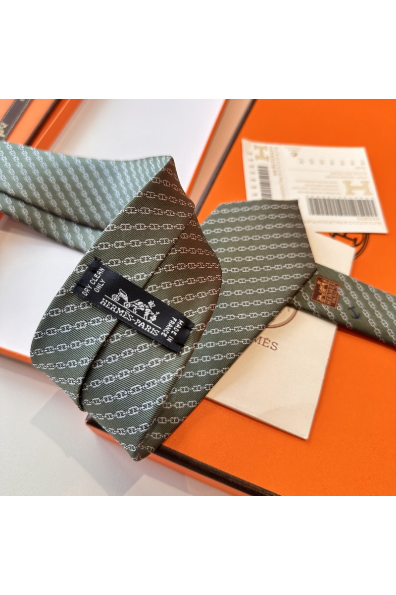 Hermes Галстук Jetez l'Ancre premium - Grey