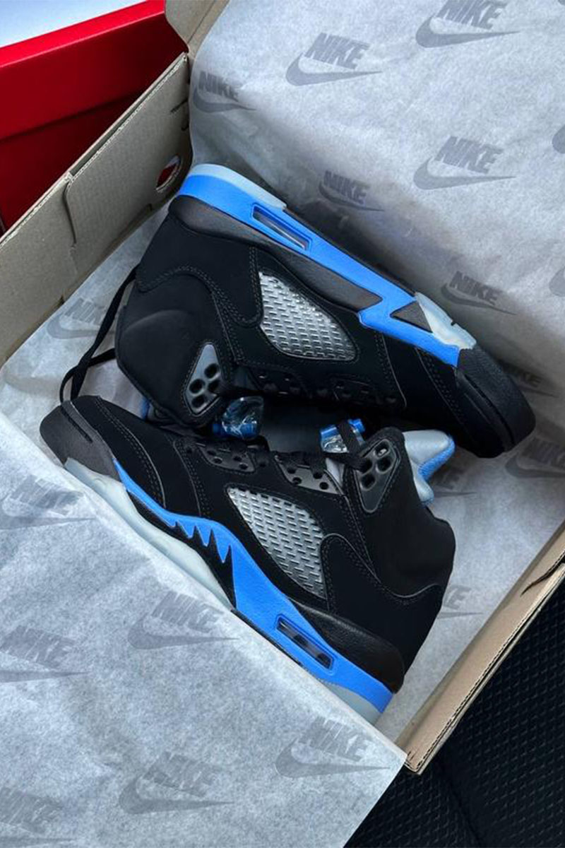 Nike Кроссовки AJ5 Retro - Black / Blue