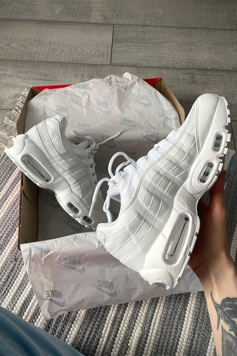 Nike Кроссовки Air Max 95 - Triple White