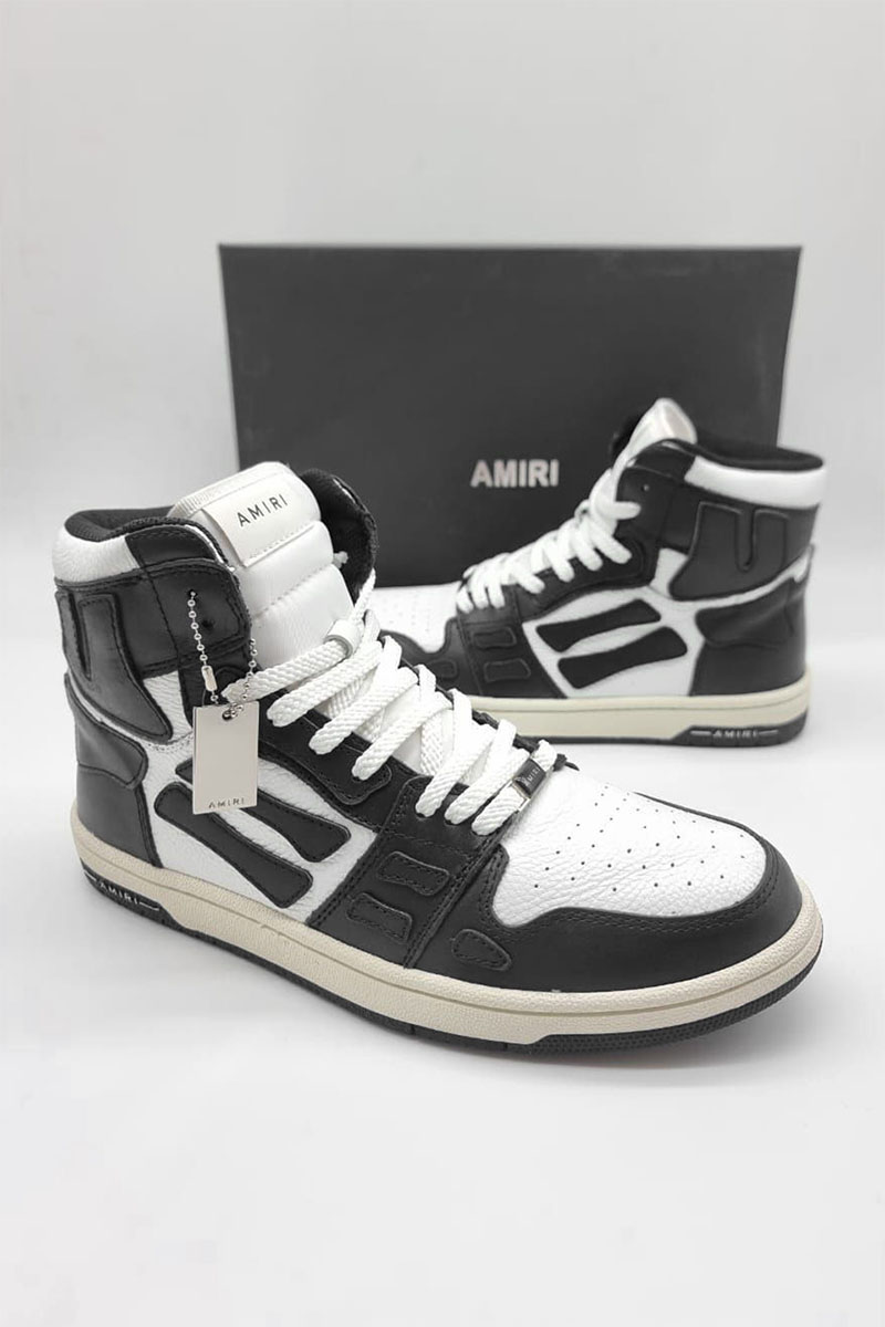 Amiri Кожаные кроссовки Skel high-top