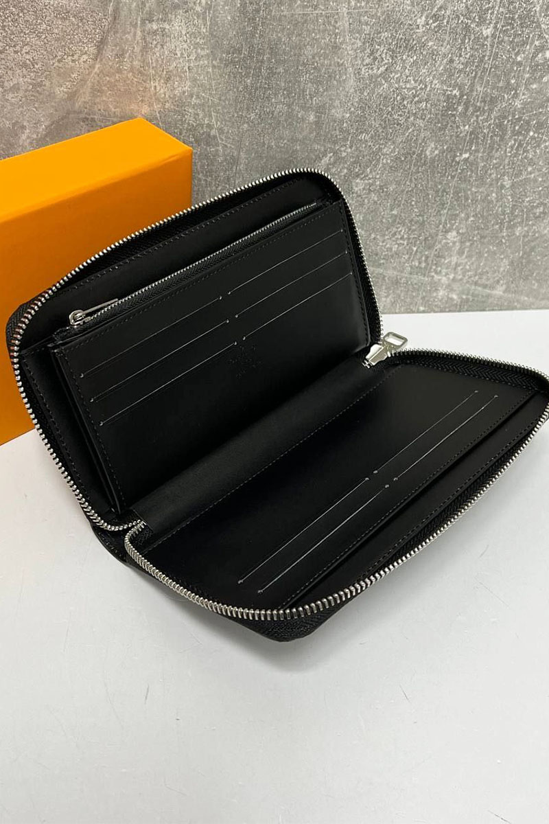 Lоuis Vuittоn Кожаный кошелёк Damier Infini 21x11x2.5 см