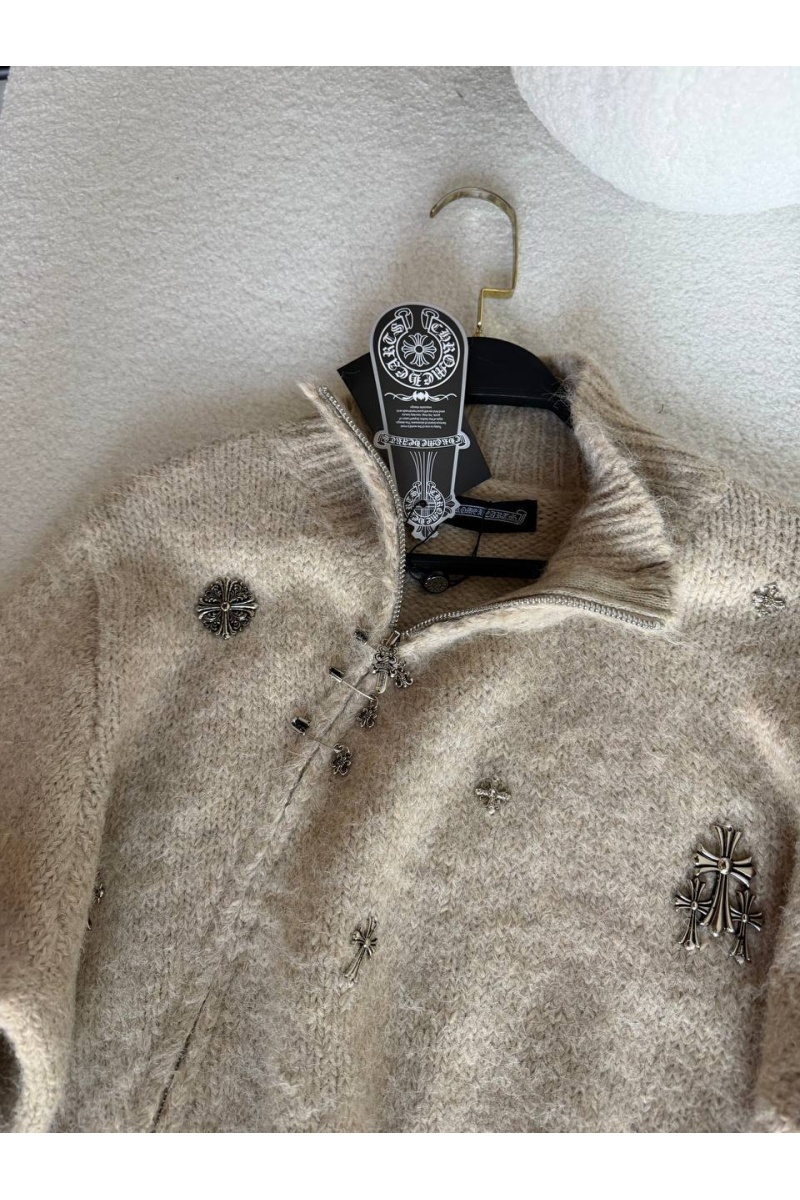 Chrome Hearts Женский шерстяной свитер premium
