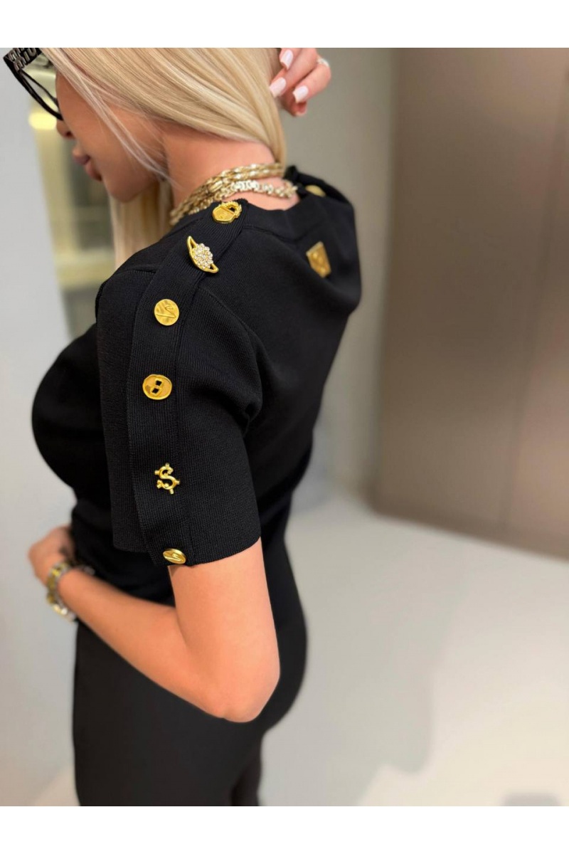 Schiaparelli Женская базовая футболка premium - Black