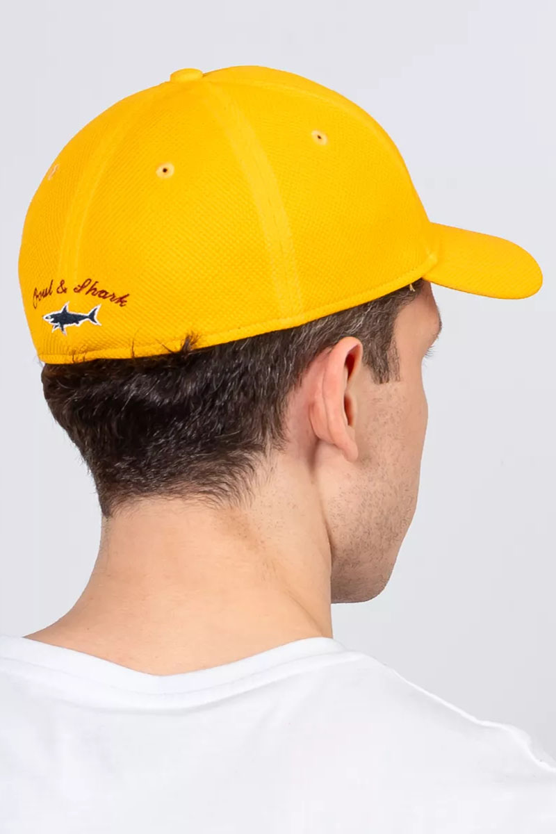 Paul & Shark Мужская жёлтая бейсболка logo-embroidered
