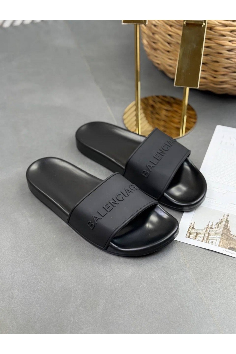 Balenciaga Мужские шлёпанцы embossed-logo