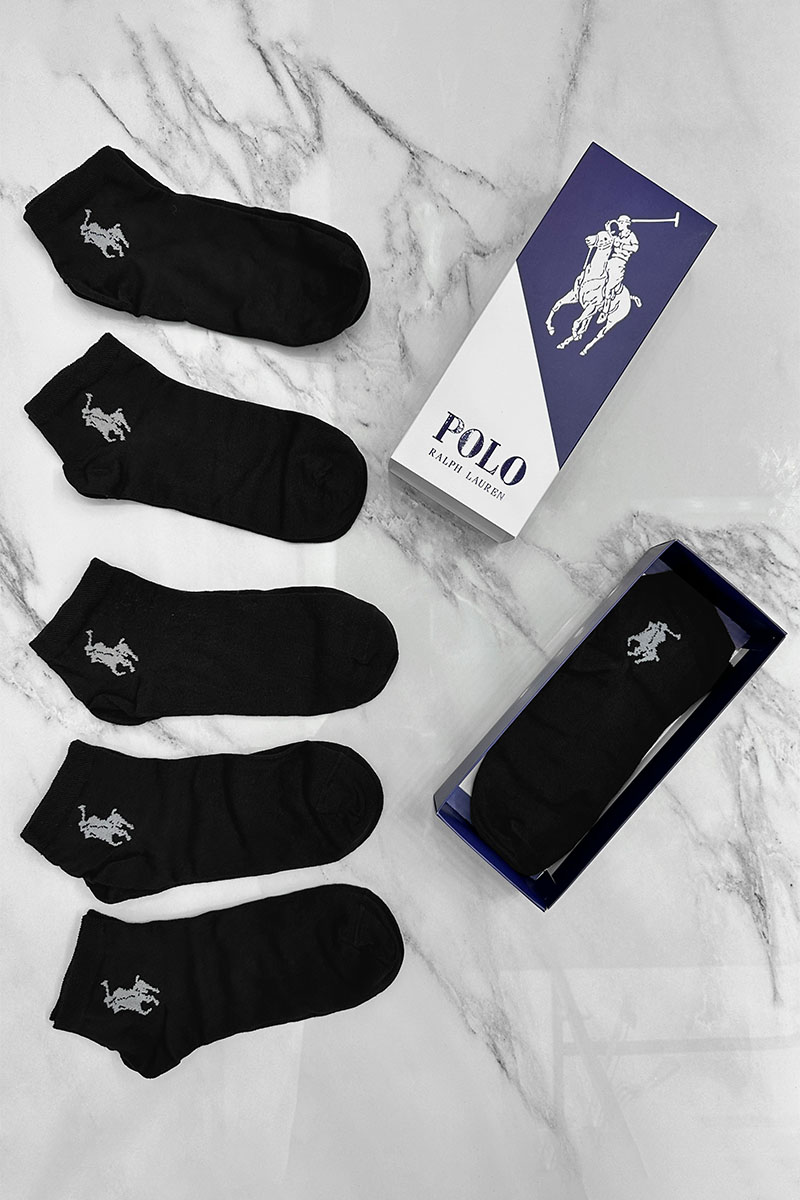 Polo Ralph Lauren Комплект чёрных носков 