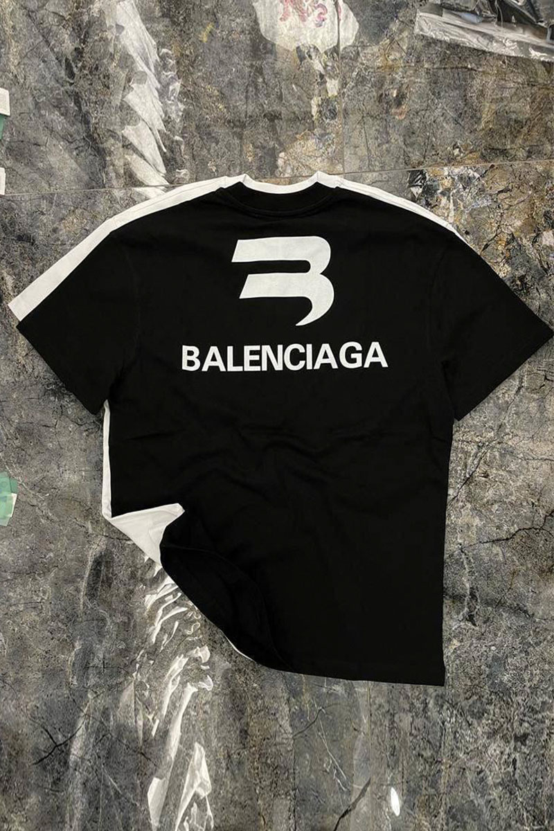 Balenciaga Чёрная оверсайз футболка Evangelion