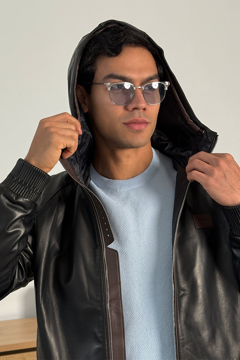 Designer Clothing Мужская кожаная куртка Berluti Premium