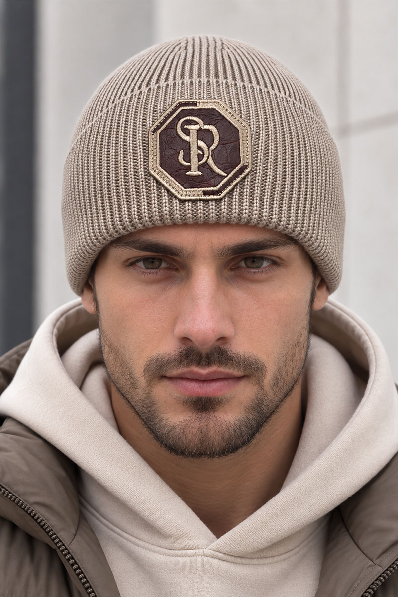 Stеfаnо Riссi Шапка logo-embroidered - Beige