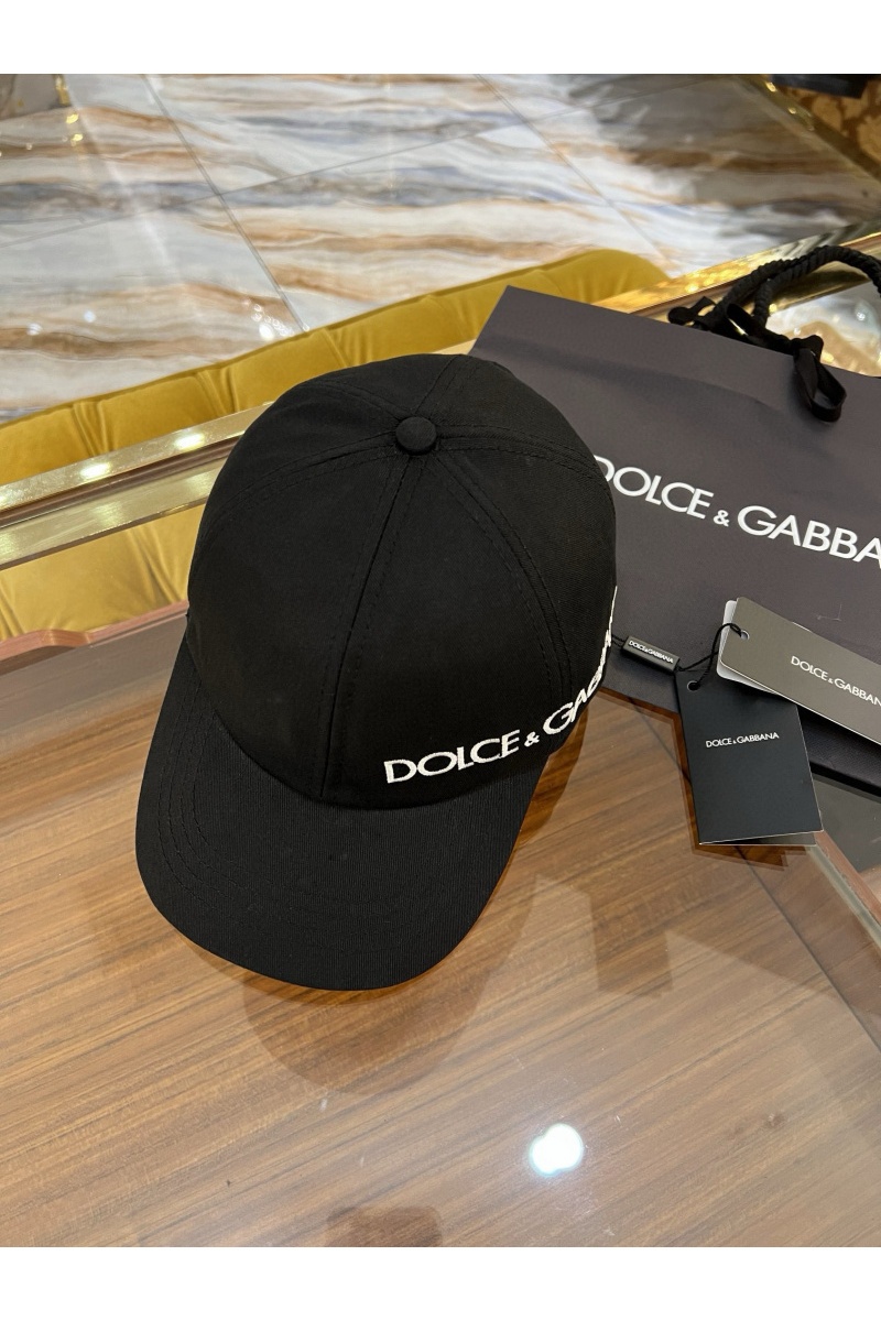 Dоlсе & Gаbbаnа Бейсболка чёрного цвета logo-embroidered