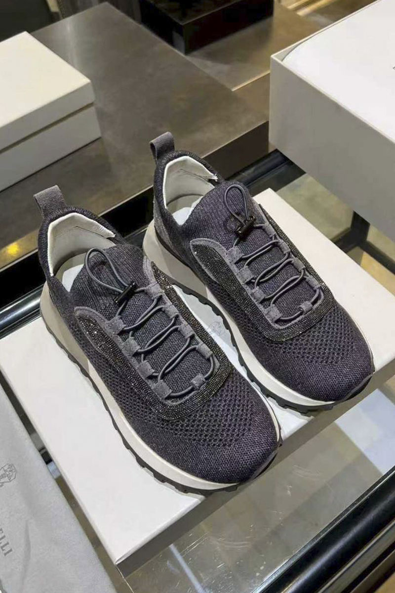 Designer Женские текстильные кроссовки premium