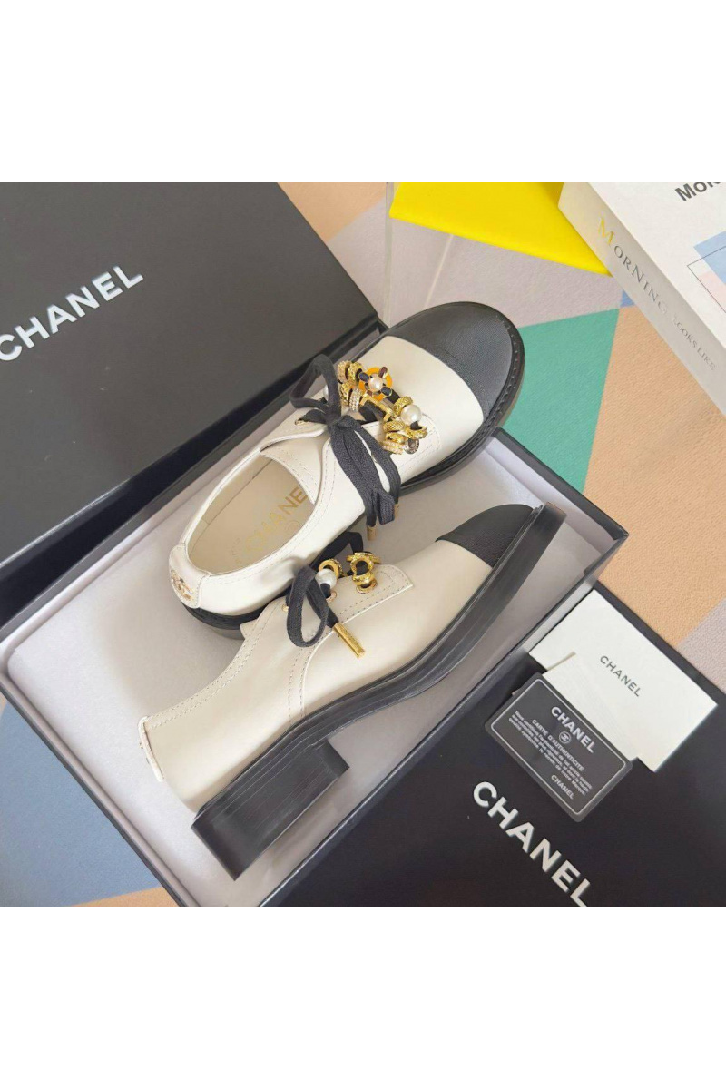 Chаnеl Женские кожаные ботинки premium
