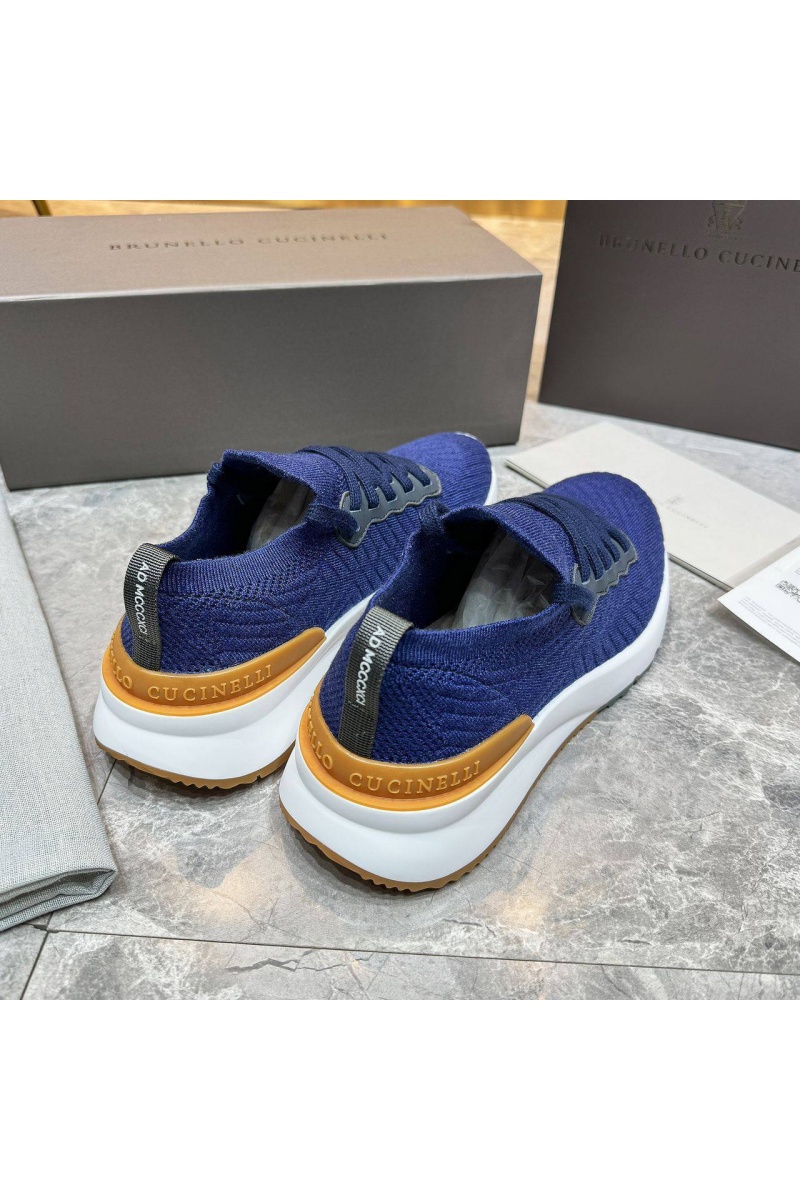 Designer Мужские кроссовки knitted - Blue