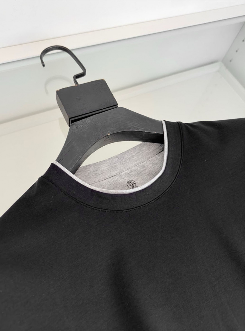 Designer Мужская чёрная футболка Premium