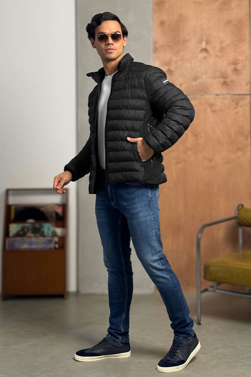 Calvin Klein Мужская куртка side-logo - Black