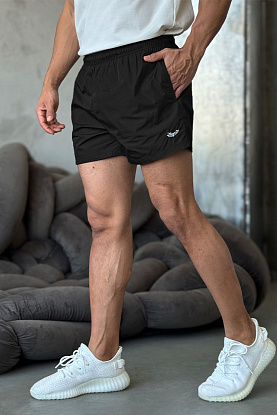 Мужские чёрные шорты 