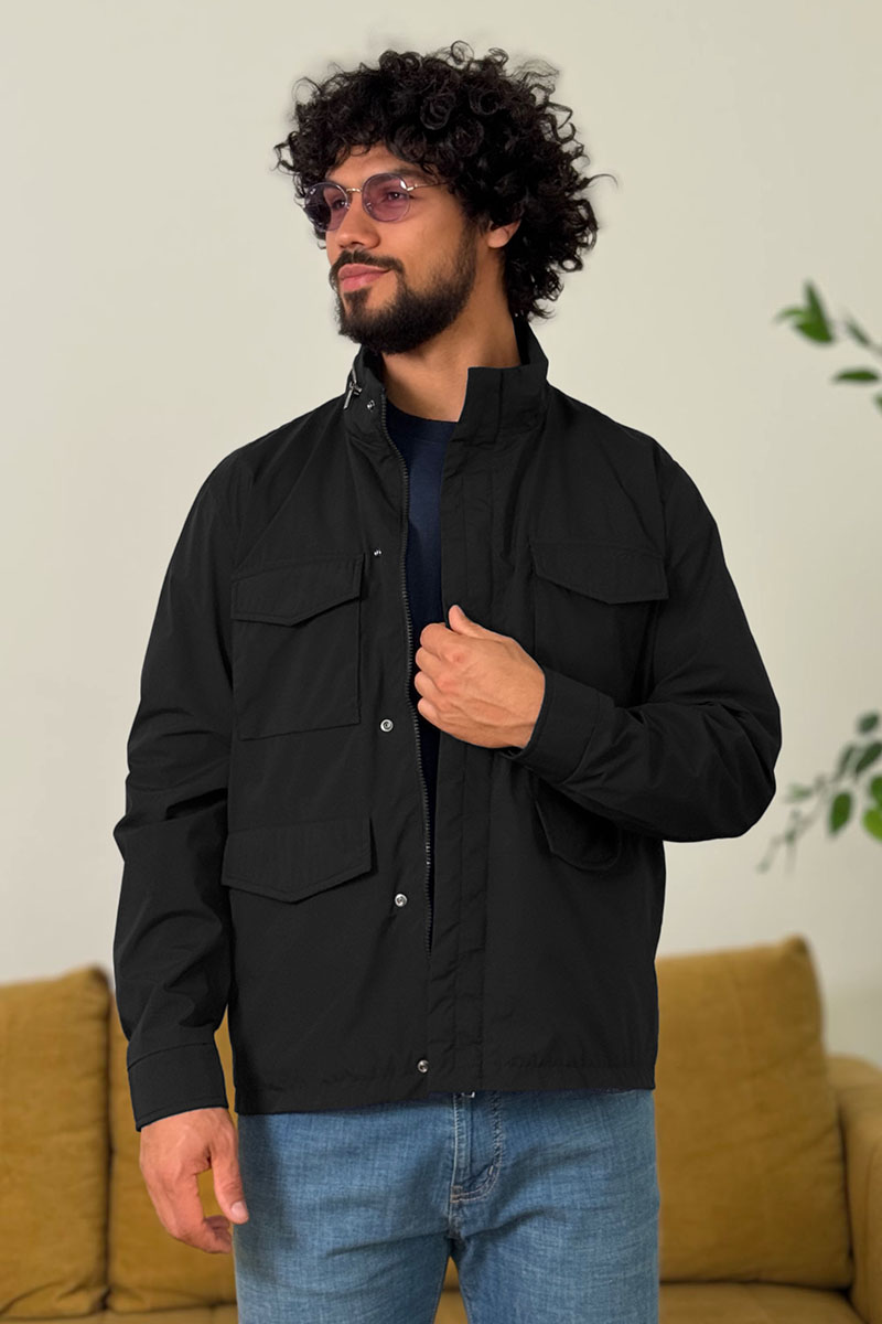 Loro Piana Мужская чёрная куртка Traveler