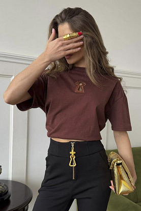 Женская футболка premium - Brown