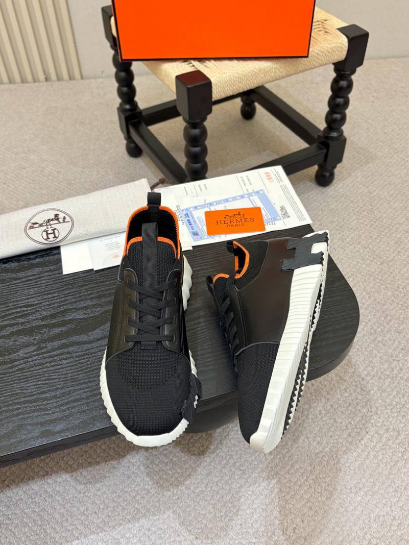 Hermes Мужские кроссовки Depart - Black