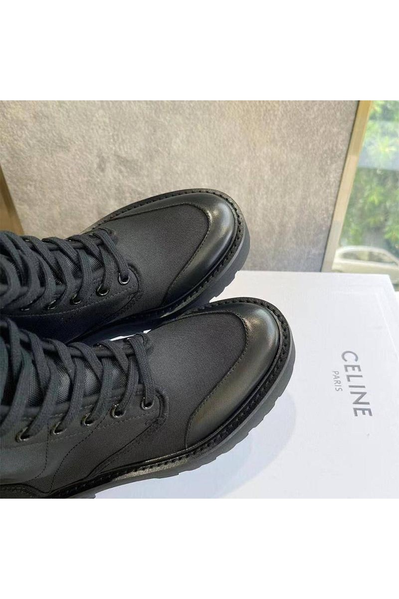 Celine Женские ботинки чёрного цвета premium