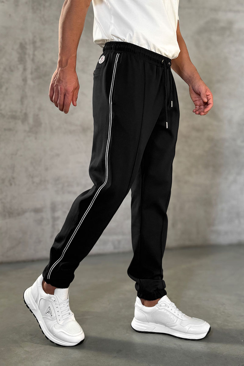 Moncler Мужской спортивный костюм striped - Black