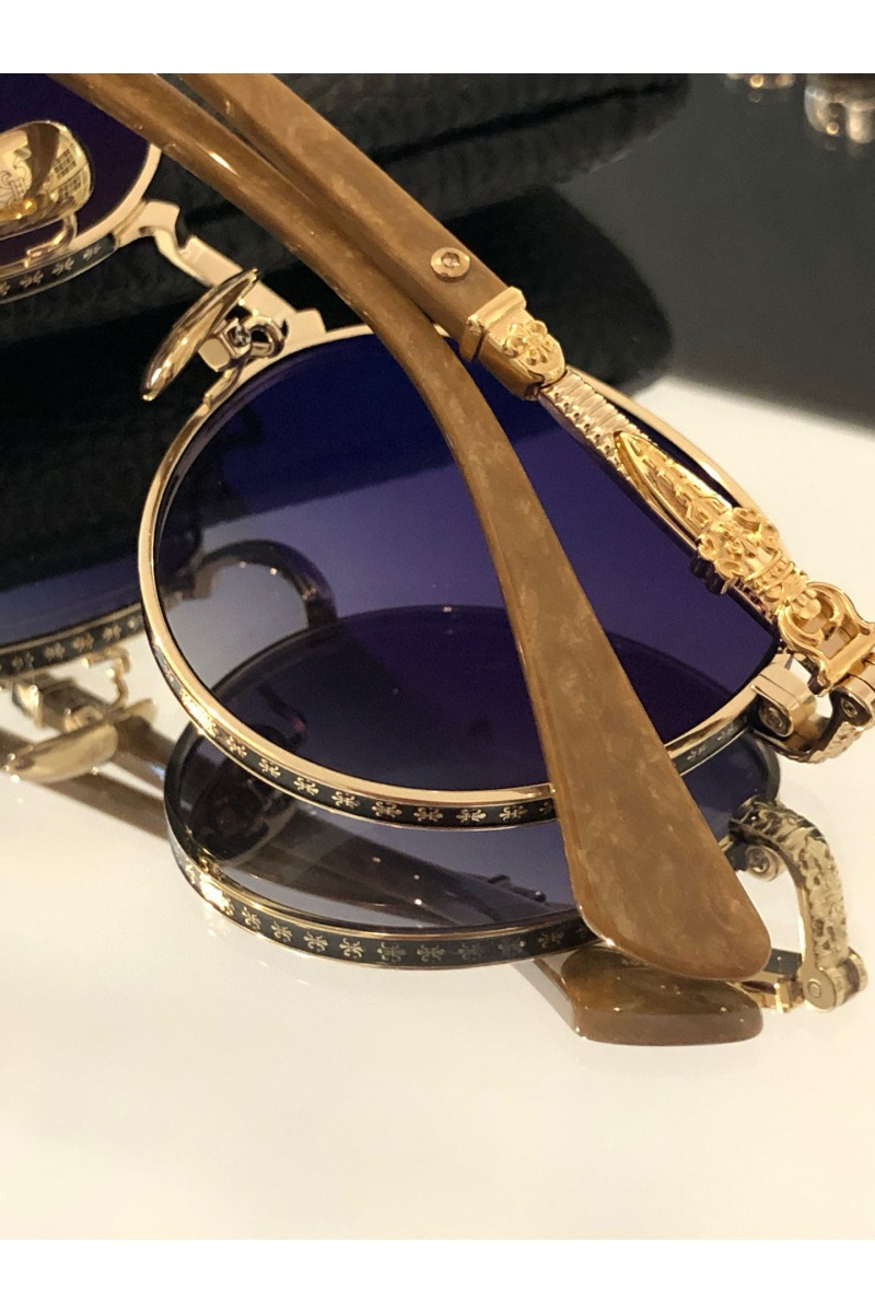 Chrome Hearts Солнцезащитные очки Metal Oval