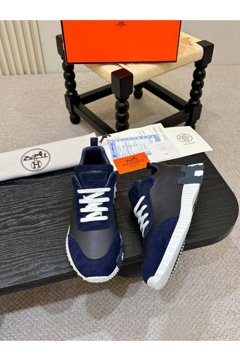 Hermes Мужские кроссовки Bouncing - Navy