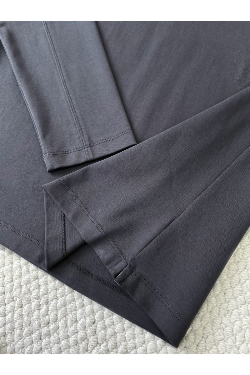 Designer Мужской тёмно-серый лонгслив Premium