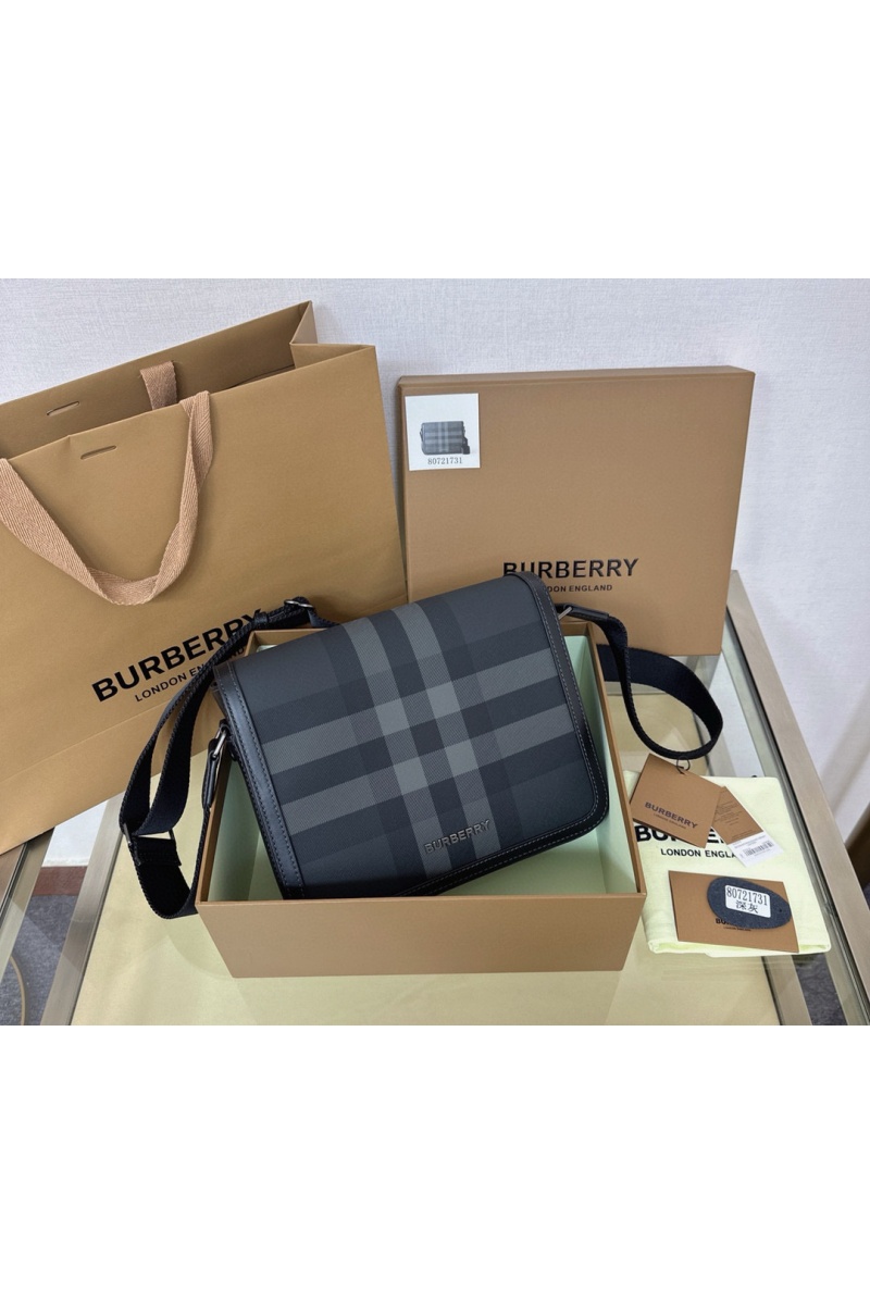 Burberry Кожаная сумка Alfred Premium 25.5x21.5x6.5 см