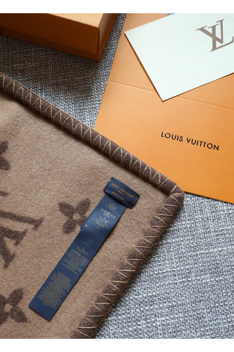 Lоuis Vuittоn Плед Neo Monogram premium 140x180 см - Brown