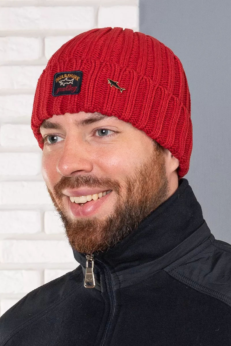 Paul & Shark Шапка logo-badge - Red