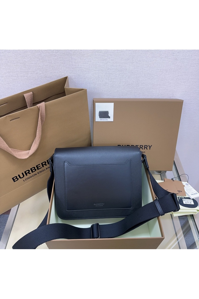 Burberry Кожаная сумка Alfred Premium 25.5x21.5x6.5 см