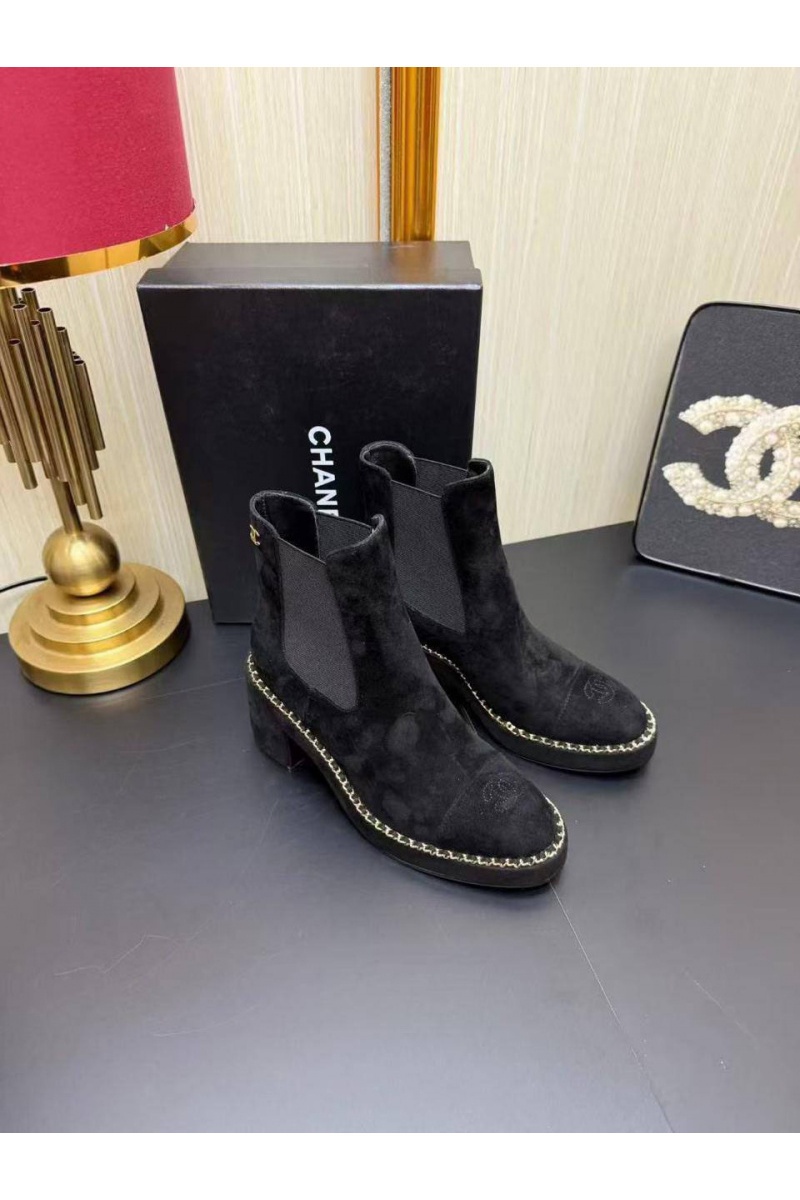 Chаnеl Женские замшевые сапоги 