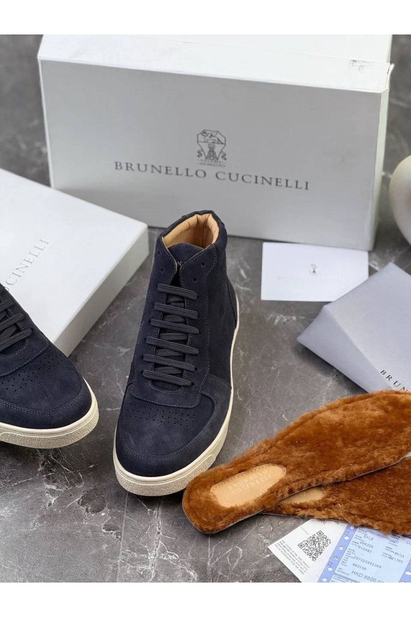 Designer Замшевые кроссовки с меховой стелькой 