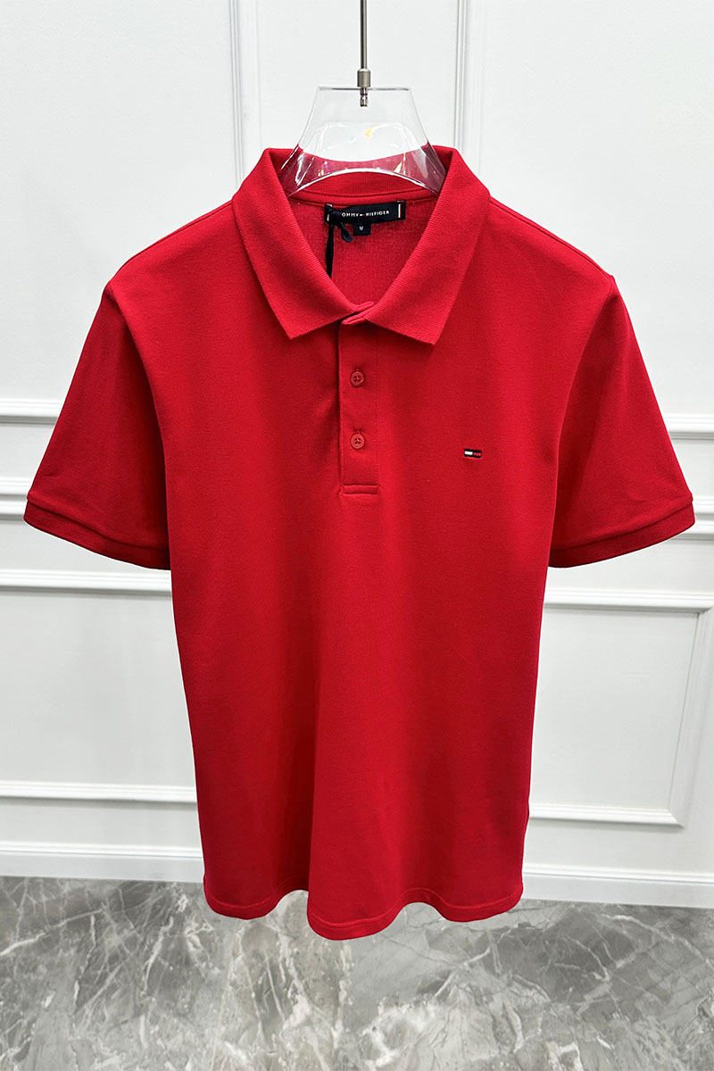 Tommy Hilfiger Мужское красное поло