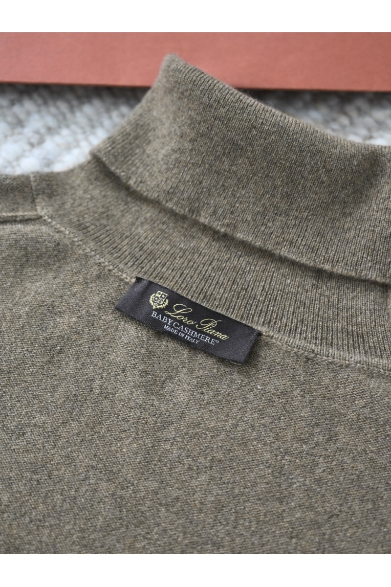 Loro Piana Мужская водолазка Premium - Autumn Green
