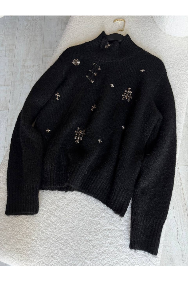 Chrome Hearts Женский шерстяной свитер premium