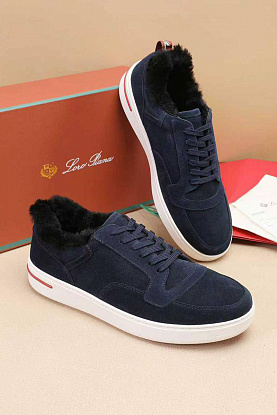 Кроссовки с мехом Newport Walk - Navy