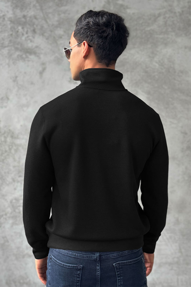 Loro Piana Утеплённая кофта zip-neck - Black 